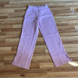 ALO Yoga Pink Wide-Legs sweat Pants